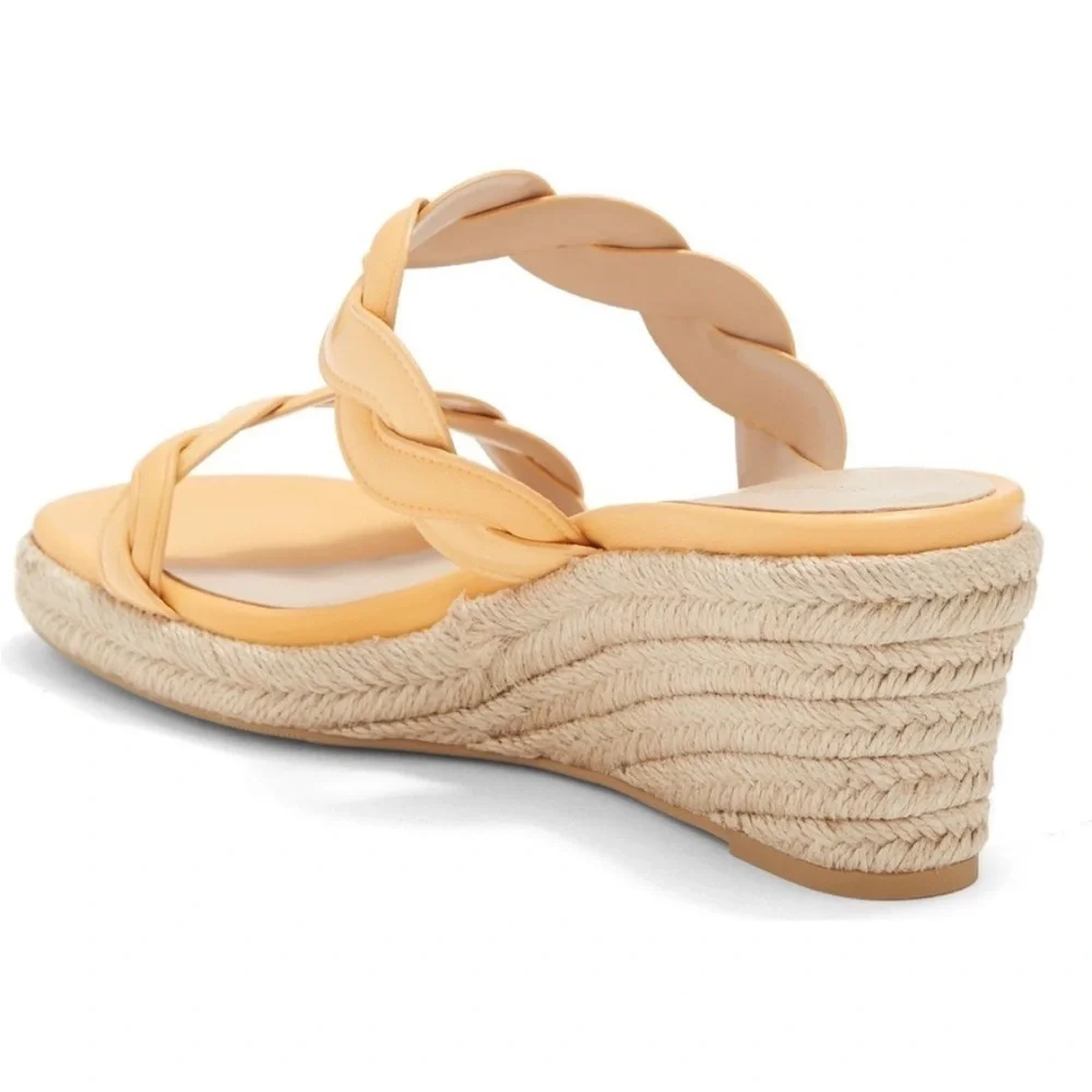 NEW! Stuart Weitzman Mango Twist Espadrille Wedge Sandal - Size 6 🚙 - Picture 2 of 10